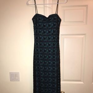 La Nuit Black Lace Dress